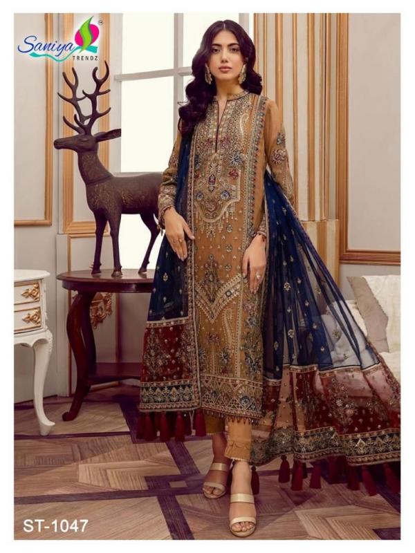 Saniya St 1047 Georgette Pakistani Salwar Kameez Collection